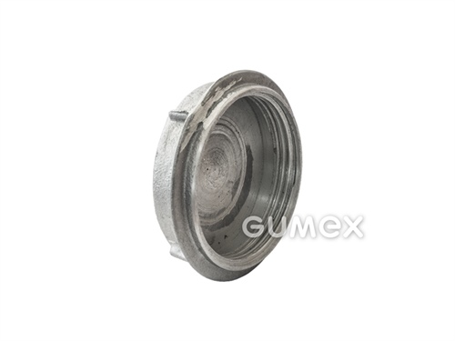 Gülledeckel für schraubbares Saugschlauch, A110, Innengewinde RD 130x1/4", bearbeitetes Gussteil, Al, 